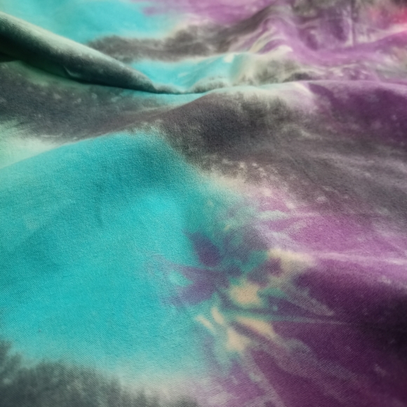 Custom "Tie Dye" Reworked 1990s Bennygonia Shorts - Picture 8 of 9